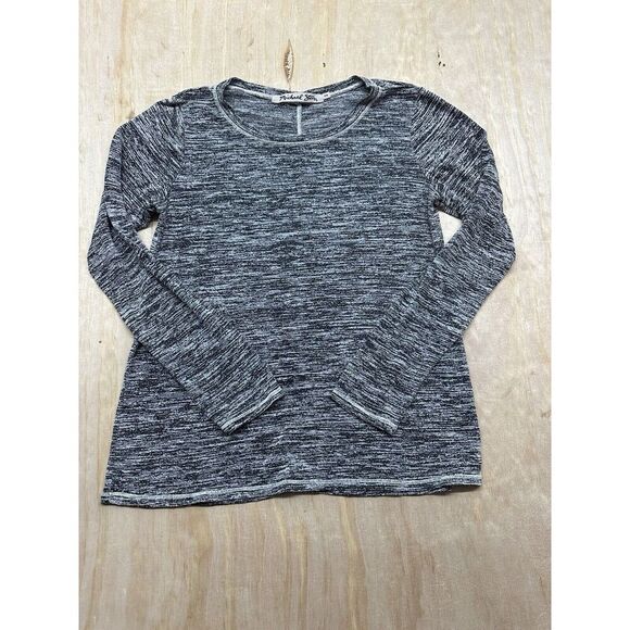 Michael Stars Scoop Neck Gray Shirt Women’s One Size Viscose Blend Long Sleeve - Picture 1 of 7